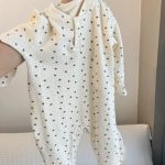 [59-100cm]花柄 ナチュラル ロンパース - Image 4