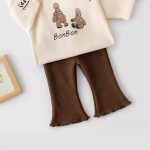 [66-120cm]フレアパンツ 女の子 きれいめ 肌触り良い