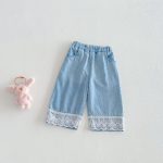 [73-120cm]フード付き アウター&パンツ 女の子 無地 通気性抜群 - Image 5