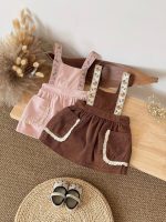 [66-100cm]サロペットスカート ベビー おしゃれ レイヤードしやすい