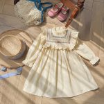 [90-140cm]刺繍 ガーリー 女の子 ワンピース - Image 6