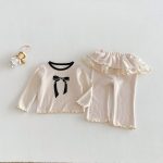 [73-120cm]二点セット 可愛い スウィート 女の子 トップス+パンツ セット - Image 4
