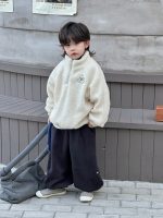 [90-140cm] もこもこ 刺繍 トレーナー - Image 2