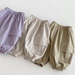 [73-120cm] カジュアル シンプル ボトムス パンツ - Image 5