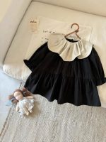 [73-120cm]韓国風 おしゃれ 女の子 長袖 ワンピース - Image 2