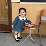 [73-100cm] キュート デニム ワンピース - Image 5