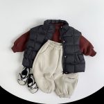 [80-130cm]シンプル カジュアル あったか トレーナー - Image 7