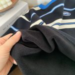 [100-150cm] ボーダー柄 ゆったり トレーナー - Image 2