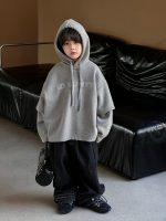 [100-160cm]レイヤードデザイン フード付き パーカー - Image 7