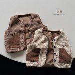 [80-130cm]もこもこ ベスト キッズ 合わせやすい - Image 7
