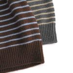 [80-130cm]カジュアル ボーダー柄 ニット セーター - Image 4