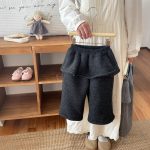 [73-120cm]フリルデザイン 厚手 すっきり見え 女の子 パンツ - Image 7