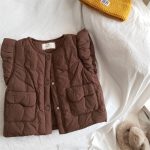 [73-120cm]シンプル 合わせやすい あったか 女の子 ベスト - Image 3