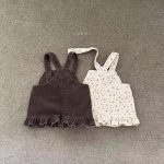 [73-120cm]おしゃれ ガーリー 女の子 サロペットスカート - Image 5