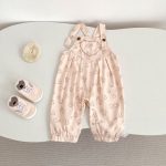 [73-110cm]サロペット 女の子 花柄 履きやすい - Image 6