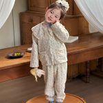 [100-160cm]花柄 可愛い もこもこ ルームウェア - Image 2