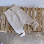 [73-110cm]無地 快適 裏起毛 ボトムス パンツ - Image 6