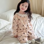 [100-160cm]ふわふわ あったか 女の子 ルームウェア - Image 9