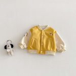 [73-120cm] 配色 カジュアル アウター - Image 8