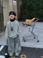 [90-160cm] カジュアル ゆったり トレーナー