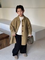 [90-150cm]大人っぽい 軽やかな着心地 ロングコート - Image 3