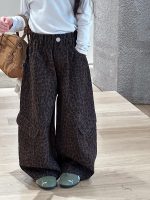 [90-150cm] ヒョウ柄 ボトムス パンツ - Image 3