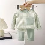 [80-150cm]カラバリ豊富 チェック柄 ルームウェア - Image 6