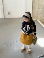 [90-140cm]おしゃれ レトロ カーディガン/スカート - Image 5