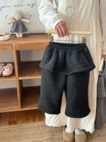 [73-120cm]フリルデザイン 厚手 すっきり見え 女の子 パンツ - Image 3