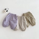 [73-120cm] カジュアル シンプル ボトムス パンツ - Image 6