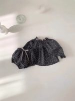 [73-100cm]おしゃれ スウィート 花柄 トップス+ショートパンツ セット - Image 7