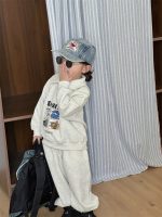 [90-140cm] POLOネック トレーナー+パンツ セットアップ - Image 4