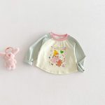 [73-120cm]カートゥーン キュート 女の子 長袖 Tシャツ - Image 9