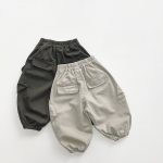 [80-130cm]ボトムス パンツ 男の子 無地 ゆったり - Image 2