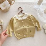 [73-100cm]カーディガン ベビー 花柄 着心地抜群 - Image 4