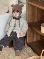 [73-110cm] チェック柄 アウター/トレーナー/パンツ - Image 7