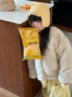 [90-140cm]新作 無地 ふわふわ アウター - Image 3