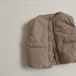 [73-120cm]トレンド  ナチュラル 中綿 ベスト