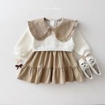 [73-120cm] おしゃれ 切り替え ワンピース - Image 5