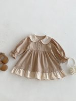 [73-120cm]ワンピース 女の子 写真映え ナチュラル フリルカラー - Image 7