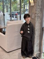 [90-160cm]ナチュラル POLOネック ニット セーター - Image 6