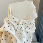 [59-100cm]花柄 ナチュラル ロンパース - Image 2