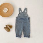 [73-110cm]ベビー サロペット 無地 レイヤードしやすい - Image 5