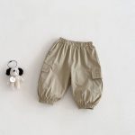 [73-120cm] カジュアル シンプル ボトムス パンツ - Image 2