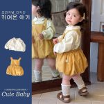 [73-100cm]シャツ/サロペット ベビー 可愛い お出かけに