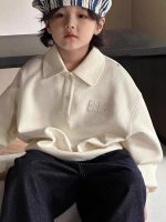 [100-160cm]シンプル 着やすい トップス トレーナー - Image 4