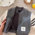 [90-140cm] 厚手 シンプル アウター - Image 4