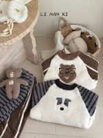 [90-140cm]犬柄 厚手 ふわふわ ルームウェア - Image 2