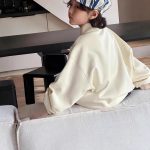 [100-160cm]シンプル 着やすい トップス トレーナー