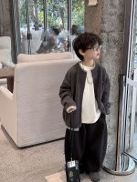 [90-160cm] 着心地抜群 ニット カーディガン - Image 7